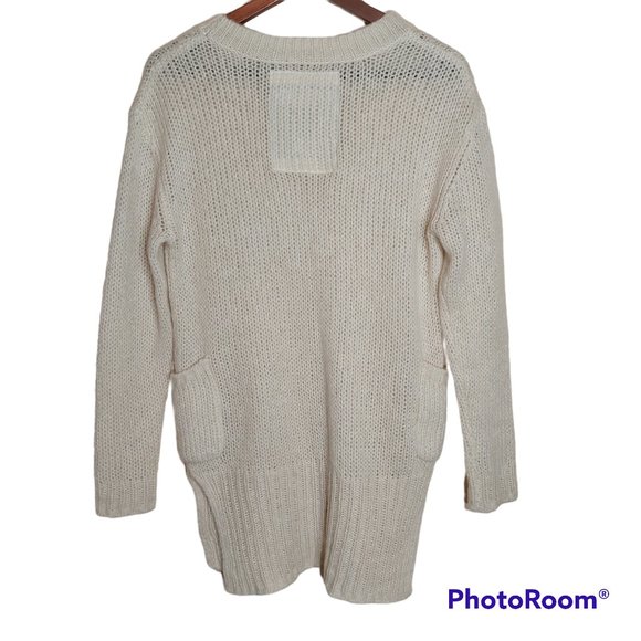 SUPERDRY Women's Beige Alpaca Blend Tunic Style Sweater - Size Small - Picture 2 of 6